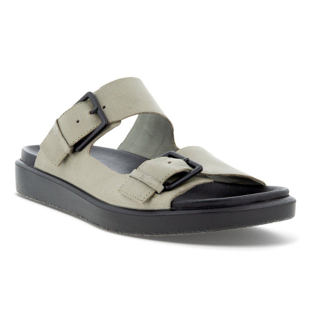 ECCO Mens Slides Grey - Flowt Lx - KWO-769352